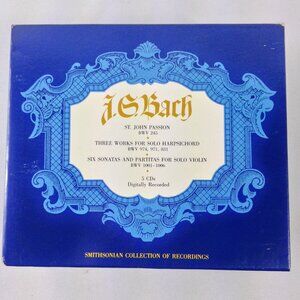 J.S. Bach-Smithsonian Collection of Recordings-1990-5 Disc CD Box Set-Used